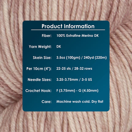 KnitPro Symfonie Yarns | Viva | DK | Brown Eggshell 1004