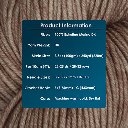 KnitPro Symfonie Yarns | Viva | DK | Wood Ash 1005