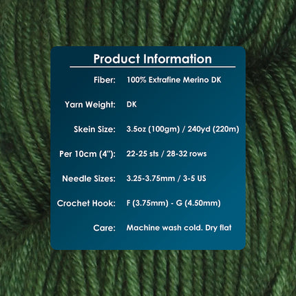 KnitPro Symfonie Yarns | Viva | DK | Moss 1034