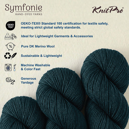 KnitPro Symfonie Yarns | Viva | DK | Midnight Forest 1035