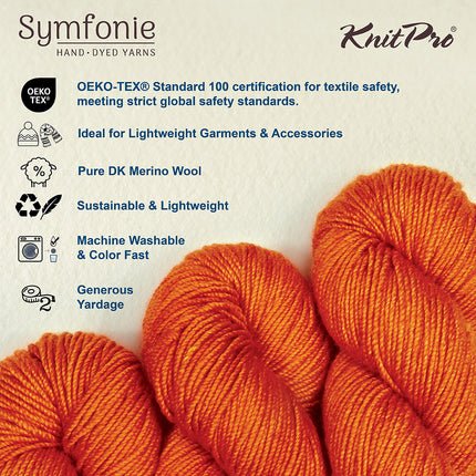 KnitPro Symfonie Yarns | Viva | DK | Burnt Sugar 1041