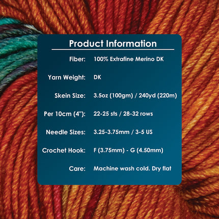 KnitPro Symfonie Yarns | Viva | DK | Party Lights 1002