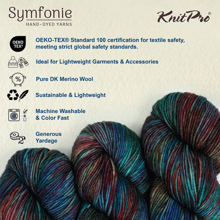 KnitPro Symfonie Yarns | Viva | DK | Tropical Seascape 1004