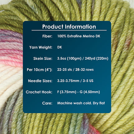 KnitPro Symfonie Yarns | Viva | DK | Summer Romance 1008
