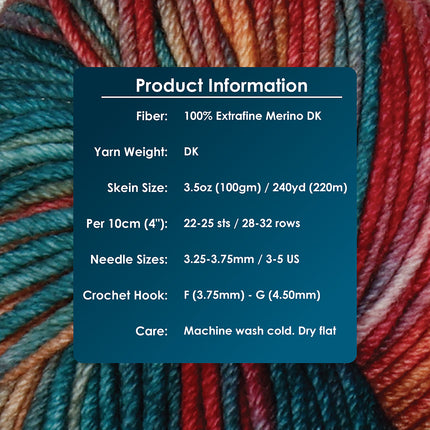 KnitPro Symfonie Yarns | Viva | DK | Old Delhi 1016