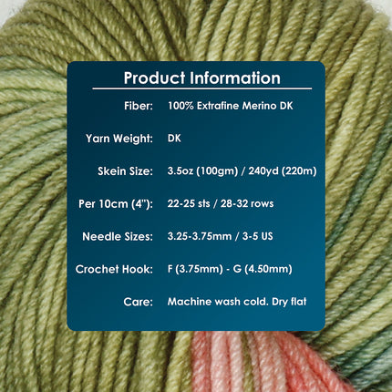 KnitPro Symfonie Yarns | Viva | DK | Spring Blush 1017