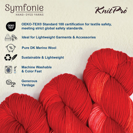 KnitPro Symfonie Yarns | Viva | DK | Berry Bowl 1021