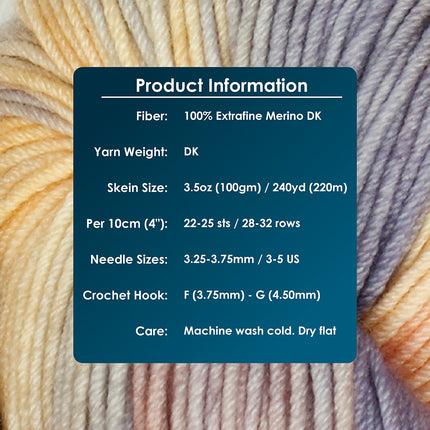 KnitPro Symfonie Yarns | Viva | DK | Beach House 1024