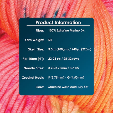 KnitPro Symfonie Yarns | Viva | DK | Galaxy Glow 1026