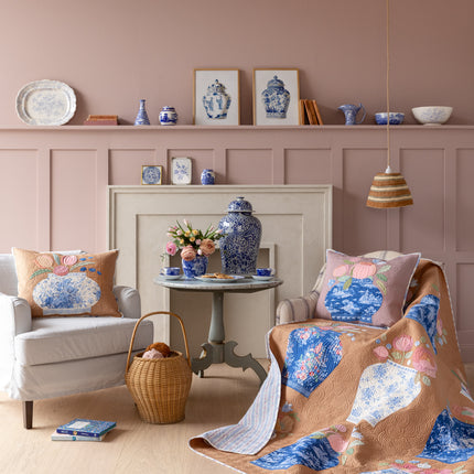 Tilda Something Blue | Kit de courtepointe Ginger Jar | Thé PRÉCOMMANDE JUIN