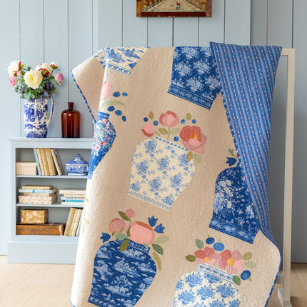 Tilda Something Blue | Kit de courtepointe Ginger Jar | Mastique PRÉCOMMANDE JUIN