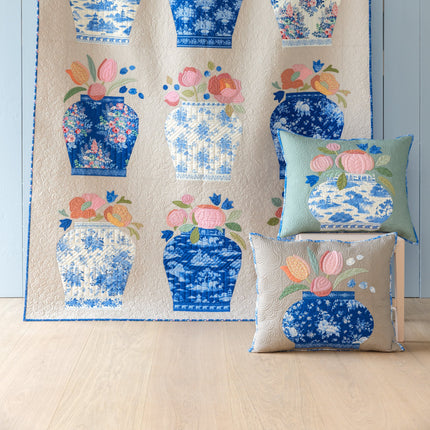 Tilda Something Blue | Kit de coussin Ginger Jar | Bleu canard PRÉCOMMANDE JUIN