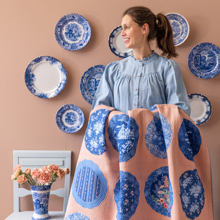 Tilda Something Blue | Kit de courtepointe collection Plate | Pêche poussiéreuse PRÉCOMMANDE JUIN