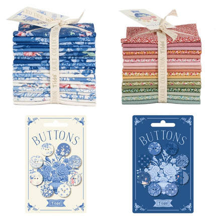 Tilda Something Blue | Pack de tissus Fat Eights