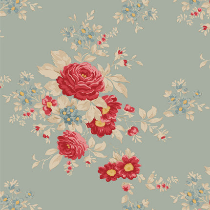 Tilda Merry Little Christmas | METRE Pack | Duck Egg (5) PRE ORDER 1ST SEPTEMBER