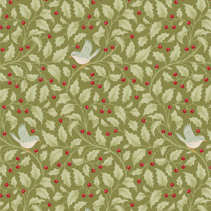 Tilda Merry Little Christmas | METRE Pack | Green (5) PRE ORDER 1ST SEPTEMBER