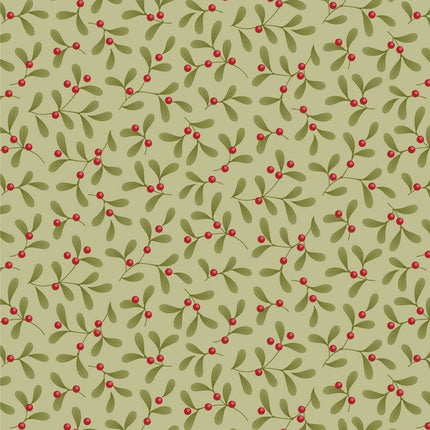 Tilda Merry Little Christmas | METRE Pack | Green (5) PRE ORDER 1ST SEPTEMBER