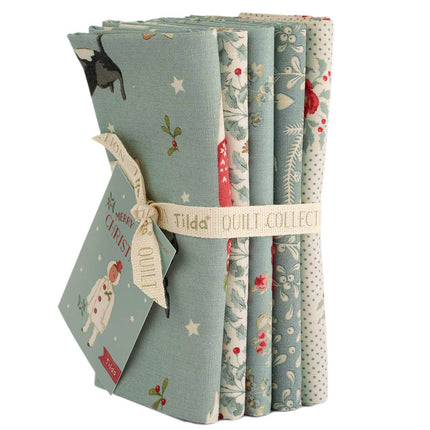 Tilda Merry Little Christmas | METRE Pack | Duck Egg (5) PRE ORDER 1ST SEPTEMBER