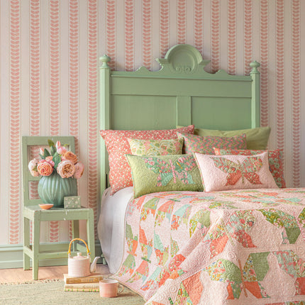 Tilda Songbird | Mosaic Butterfly Pillow Kit | Coral PRE ORDER FEB