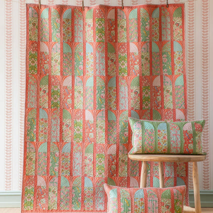 Tilda Songbird | Kit de Courtepointe Garden View | Corail