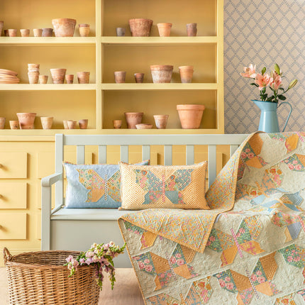 Tilda Songbird | Mosaic Butterfly Pillow Kit | Blue PRE ORDER FEB