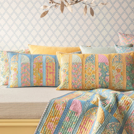 Tilda Songbird | Garden View Quilt Kit | Blue