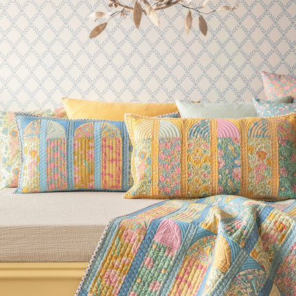 Tilda Songbird | Kit Coussin Vue Jardin | Moutarde