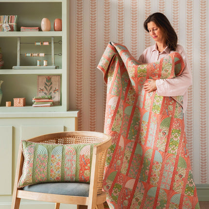 Tilda Songbird | Kit de Courtepointe Garden View | Corail