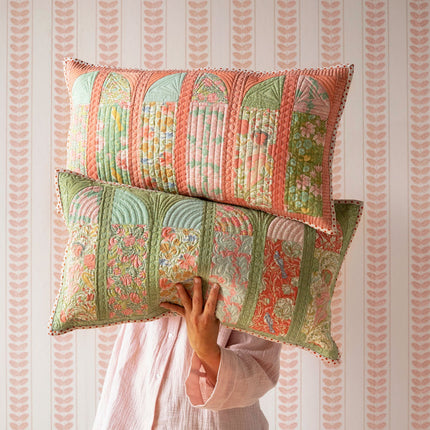 Tilda Songbird | Kit Coussin Vue Jardin | Corail ÉPUISÉ