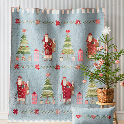Tilda Merry Little Christmas | Dear Santa Quilt Kit | Plaid Stone SOLD OUT