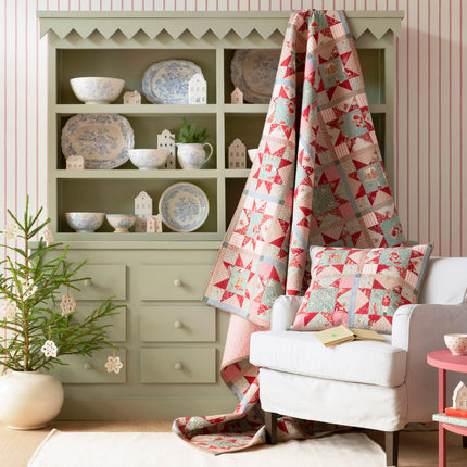 Tilda Joyeux Petit Noël | Kit coussin Étoile de Noël | Rouge/Bleu canard ÉPUISÉ