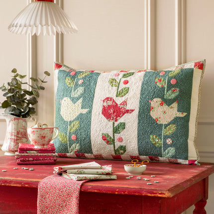 Tilda Merry Little Christmas | Winter Birds Pillow Kit | Petrol LOW STOCK