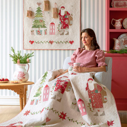 Tilda Merry Little Christmas | Kit de courtepointe Dear Santa | Blanc mastic RUPTURE DE STOCK