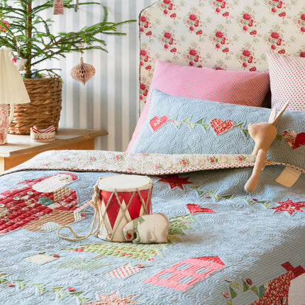 Tilda Merry Little Christmas | Dear Santa Quilt Kit | Plaid Stone SOLD OUT