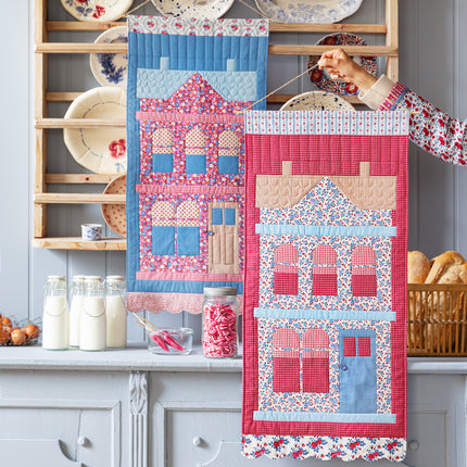 Tilda Village Life | Village Life Wall Hanging Kit | Burgundy PRE ORDER OCT
