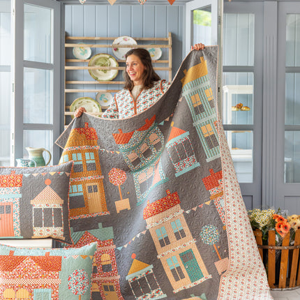 Tilda Village Life | Village Life Pillow Kit | Charcoal PRE ORDER OCT