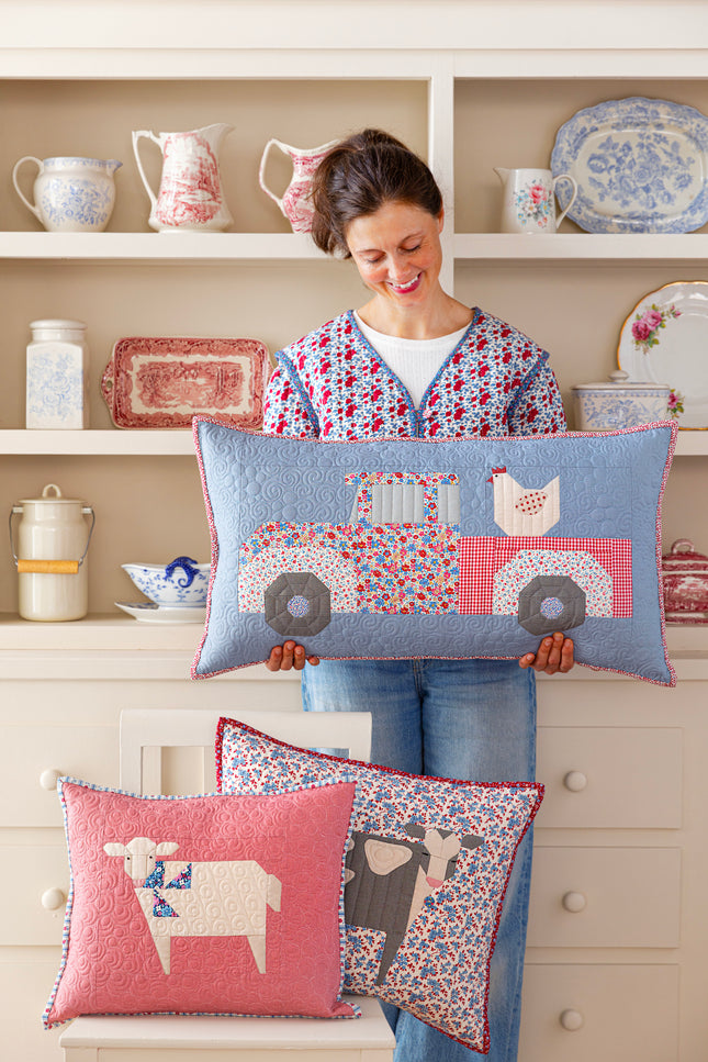 Tilda Village Life | Farmers Market Pillow Kit | Cow | Blue PRE ORDER OCT