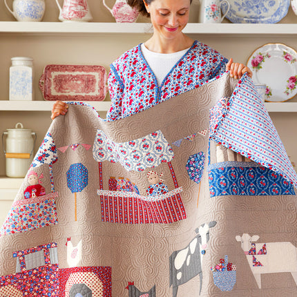 Tilda Village Life | Farmers Market Quilt Kit | Mouse PRE ORDER OCT