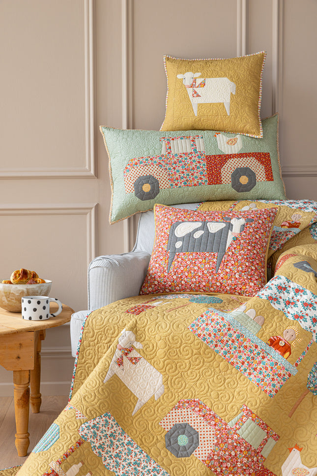 Tilda Village Life | Farmers Market Pillow Kit | Truck | Mist PRE ORDER OCT