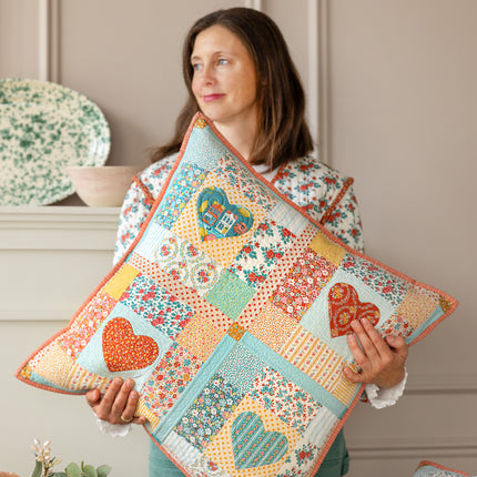 Tilda Village Life | Heart of the Village Pillow Kit | Rust/Teal PRE ORDER OCT