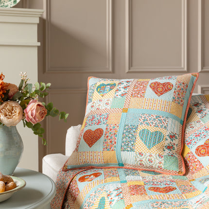 Tilda Village Life | Heart of the Village Pillow Kit | Rust/Teal PRE ORDER OCT