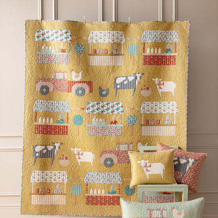 Tilda Village Life | Farmers Market Pillow Kit | Truck | Mist PRE ORDER OCT