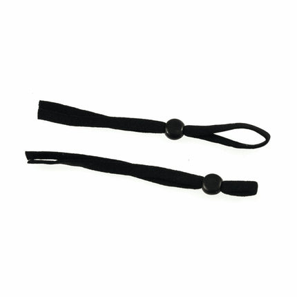 Adjustable Face Mask Elastics - Black - 20 Pieces - TME002