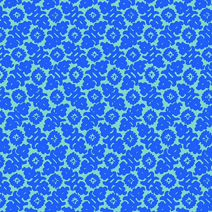 Alison Glass Fabric | Chrysanthemum | Tapestry | Juniper - 878-B