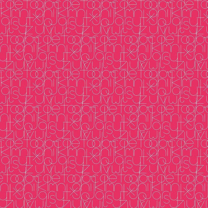 Alison Glass Fabric | Soliloquy | Enough | Strawberry - 1221R