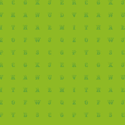 Alison Glass Fabric | Soliloquy | Typeset | Lime - 1223G