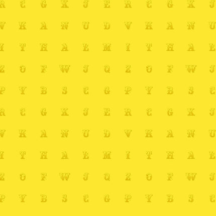 Alison Glass Fabric | Soliloquy | Typeset | Sunshine - 1223Y