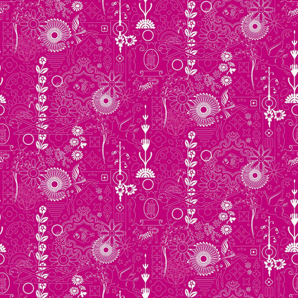 Alison Glass | Sun Print 2025 | Cameo | Pomegranate - 1319 - E