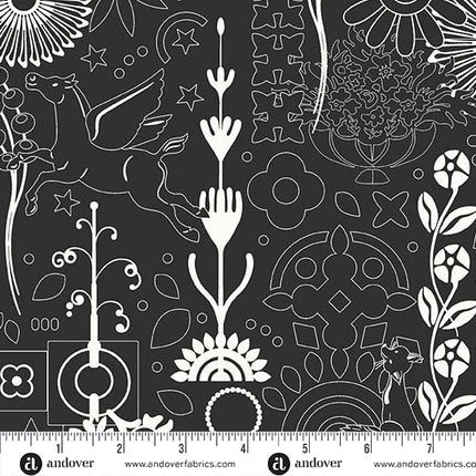 Alison Glass | Sun Print 2025 | Cameo | Raven - 1319 - K
