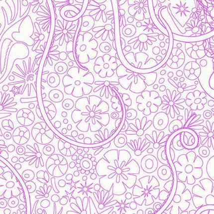 Alison Glass - Sunprints 2022 Luminance - Depths - Fuchsia - Hollies Haberdashery UK